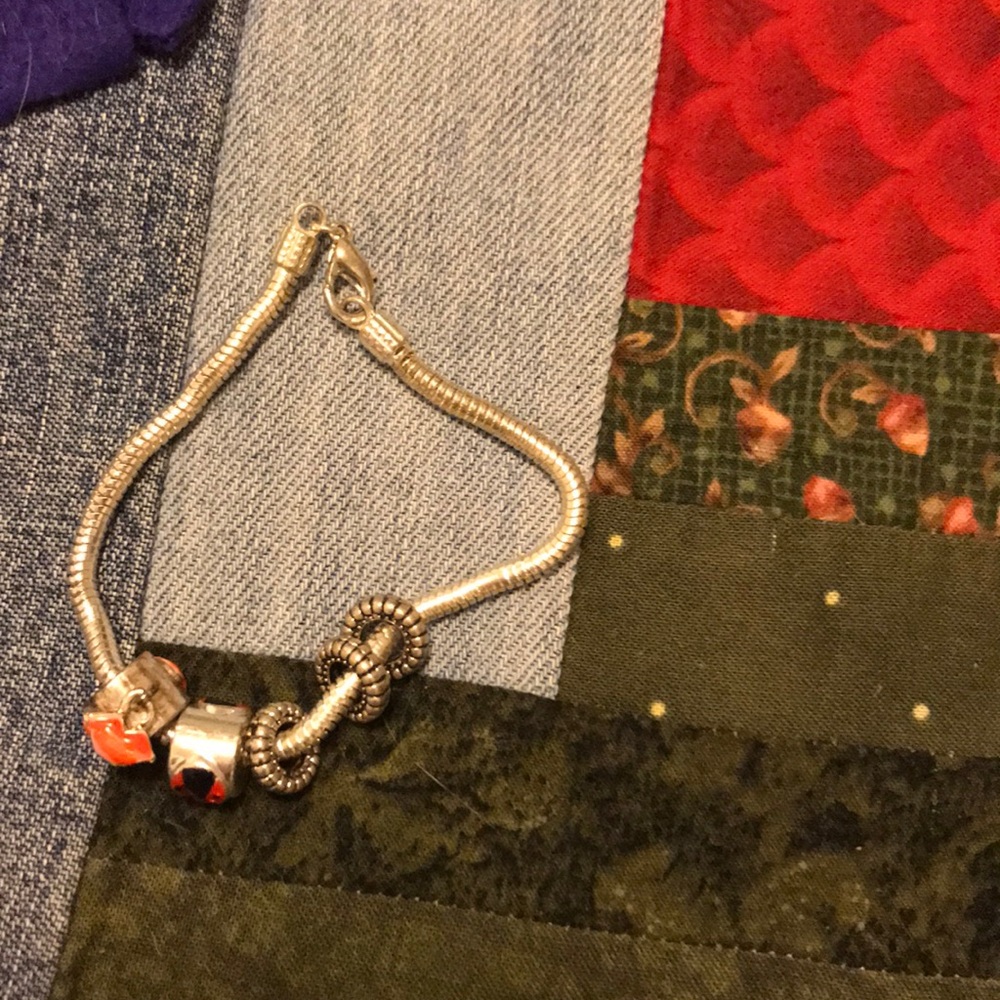 Ladybug bracelet.